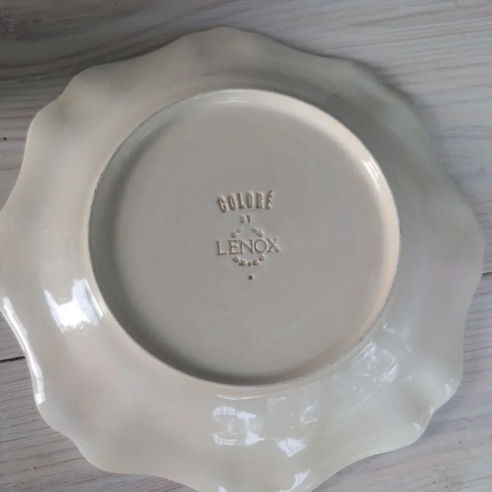 Lenox Dinner Plate Green Colore Verde VERDE 9” Italy